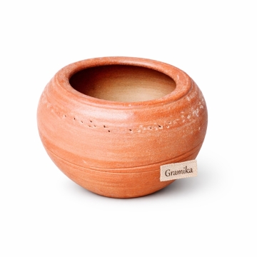 Wide Mouth Terracotta Planter - Ideal for Indoor Plants &amp; Herbs